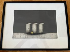 Friedrich Meckseper 1971 kugel ABC Zylinder Farbradierung Handsigniert 26/150