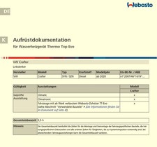 Webasto Standheizung