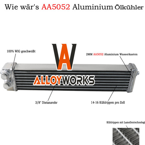 Aluminium ölkühler für - aluminium,