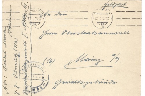 Feldpost 1945 olmütz - olmütz, nach