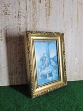 kleines christliches Wandbild Goldrahmen