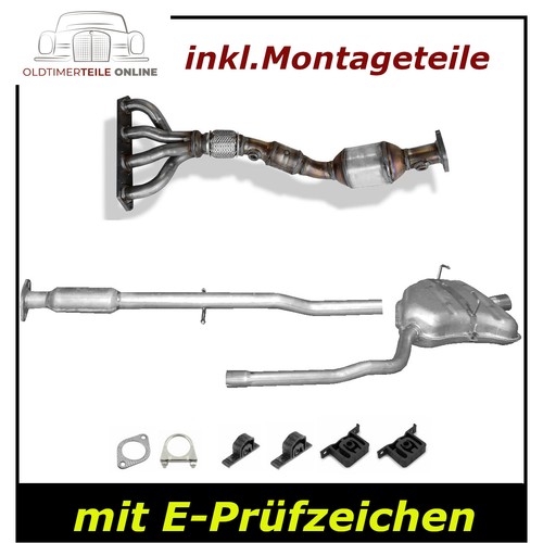 Auspuffanlage komplett mit - , kat
