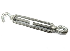 Spannschloss M6 x 90mm Seilspanne Festzelt Spannschraube Haken Öse Drehspanner