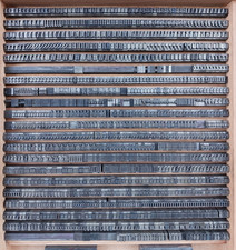 Mondial 20 Punkt - Bleisatz