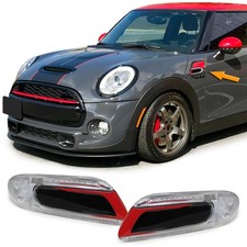 LED Seitenblinker Rot Schwarz für Mini One Cooper S F55 F56 F57 2014-2021