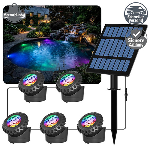 Solar teichbeleuchtung rgb led - solar,