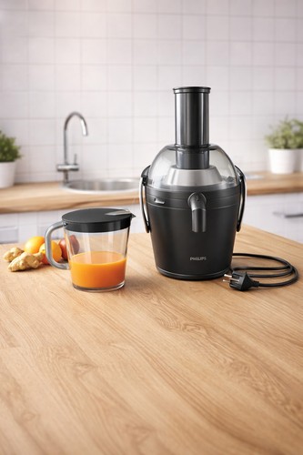Philips entsafter schwarz - schwarz,