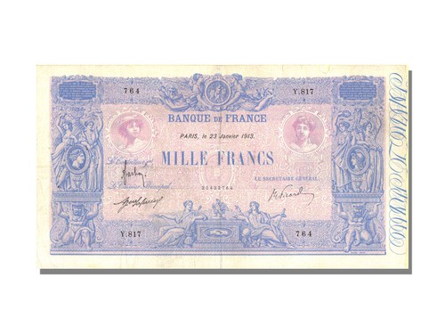 Geldschein frankreich 1000 - frankreich,,