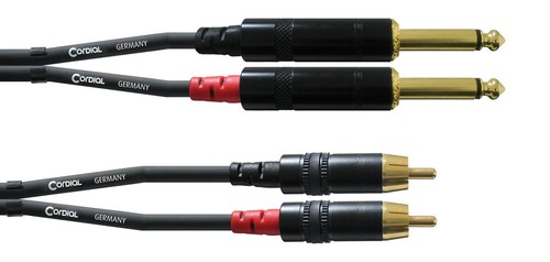Cordial cfu 2x rca m - 0,6,