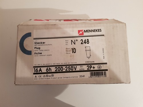 10stk mennekes stecker typ - stecker,