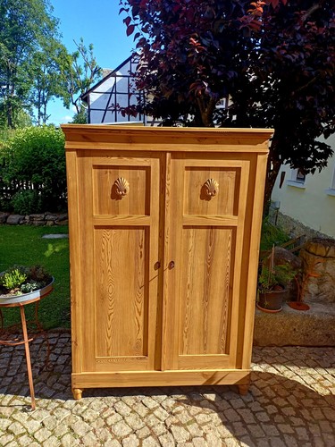 Weichholz kleiderschrank antik - kleiderschrank,