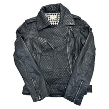 Wrangler Leder Biker Jacke