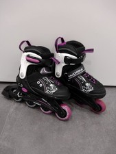 Hudora Inliner verstellbar in den Größen 29-32. schwarz/Lila