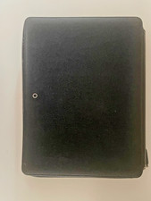 Faber von Castell Schreibmappe A4 Leder schwarz Cashmere