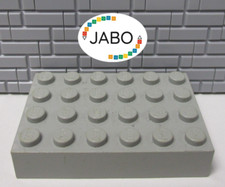 (G3/3) Lego 2356 Platte hoch 4x6 alt hellgrau 10030 10123 6330