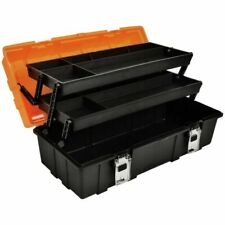 Werkzeugkasten Werkzeugbox Werkzeugkiste, Werkzeugkoffer tragbar mit Griff leer