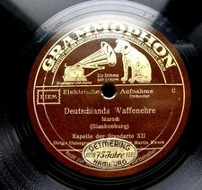 0269/ M. EWERS-Deutschlands Waffenehre-Badenweiler Marsch-WWII-78rpm Schellack