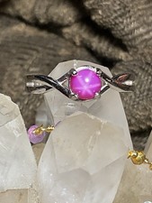 Stern Rubin .925 Silber Ring 7