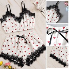 Damen Ärmellos Spitze Top und