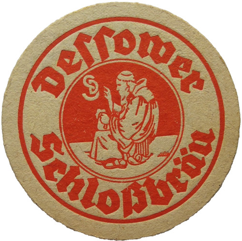Alter ddr bierdeckel dessower - bierdeckel,