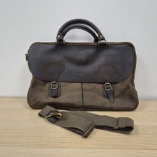 Barbour Belsay Laptop-Aktentasche Kuriertasche aus Wachs-Baumwollleder Kuriertasche Arbeitstasche #