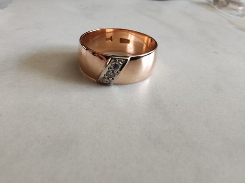 Udssr 583 gold - ring, breit