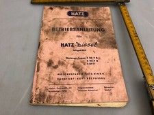 HATZ Betriebsanleitung für