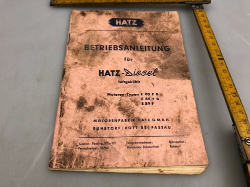 Hatz betriebsanleitung für - betriebsanleitung,