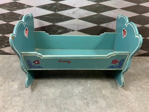 Vintage wiege puppenwiege - wiege,