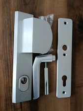 Haustür 92/10/F1 Silbermatt Oval Knauf Schutzbeschlag Sicherheit Türdrücker 