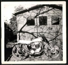 Fotografie Motorrad A.J.S. Geländemaschine, Cross-Motorrad 