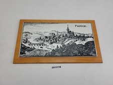 Emaille Schild Penick Penig Ansicht Holzplatte Deko Wandbild #2511178