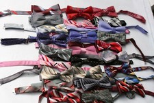 Schmale Fliegen viele Farben bunt jacquard für Frackhemd auch Damen NEU