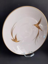 Heinrich Teller Schale Manufaktur Chiemsee 35cm Paradiesvogel handgemalt H&G