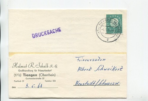 Bund postkarte 302 - bund, ef