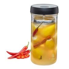 Fermentierglas NATIVO Mit Deckel und Gärventil 1500Ml Gärtopf Form Einmachgläser