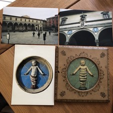 Putti Firenze Postkarte und Bild, (vermutlich alt) Krankenhaus der Unschuldigen