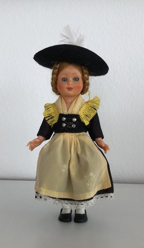 Vintage trachtenpuppe - vintage,