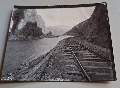 Altes foto vintage bahnanlagen - foto,