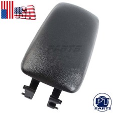 Black Leather Armrest Center