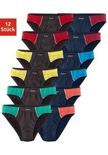 12 Herren Slips farbig ohne