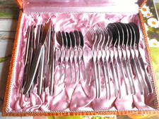 DDR Besteck ABS 542 Christa Petroff-Bohne 6 Personen 24 Teile Pistolengriff RAR