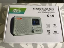 Portable Digital Radio - C10 - DAB/DAB+ / FM Radio- With Wireless Playback