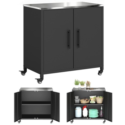 Gartenschrank mit pflanztisch - gartenschrank,