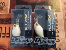 Illex Diving Chubby Flottant / 38mm / 4.3gr/2 x Farbe Bone/ OVP / aus Nachlaß