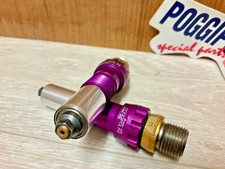 Vintage NOS TEC pro pedal axle assembly Titan pin kit Shimano P-DM737 SPD purple