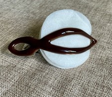 Ficcare Power Clip Mrs President &Co. S Jewel Dark Topaz Silber Haarspange Neu