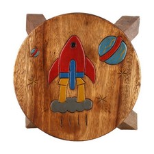 Kinderhocker Holz 25cm kleiner