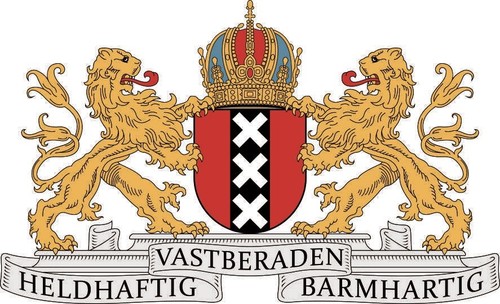 Aufkleber amsterdam wappen - aufkleber,