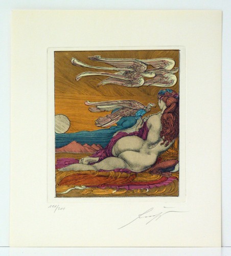 Ernst fuchs bachnymphe orange - fuchs,,